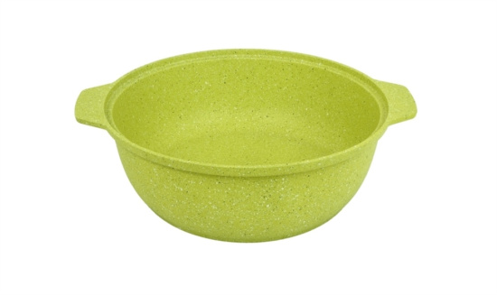 Кастрюля-жаровня 4,0л со стекл.крышкой АП"Trendy style" (lime) ж41tsl