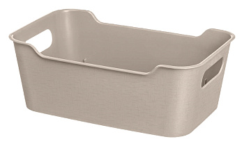 Корзинка универсальная "Mango" 2,4л. 230х160х90мм (светло-серый) 223300221/04  Корзинка универсальная "Mango" 2,4л. 230х160х90мм (светло-серый) 223300221/04