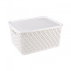 Корзина "Плетенка" (350*290*175) с крыш. уп7) М3557 М3558 М3582