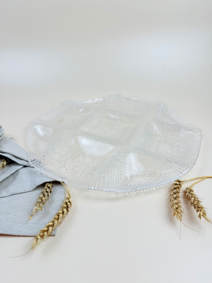 Менажница 32.5 см прозрачное IVV ( реплика )  OLS-8230.1 Менажница 32.5 см прозрачное IVV ( реплика )  OLS-8230.1