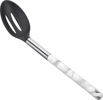 Ложка кулинарная с прорезями 34х6.7 см, (нейлон, нерж. сталь, полипропилен) Linea OTTIMO 93-TO-OT-02