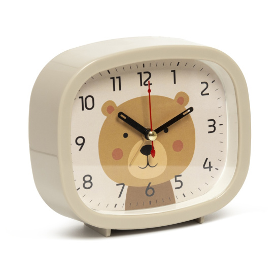 В5-019 Будильник кварц, корпус хаки "Медвежонок"