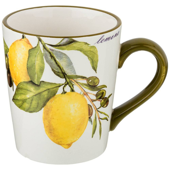 КРУЖКА AGNESS "ЛЕМОН ТРИ" 400 МЛ (КОР=36ШТ.) (358-1548)