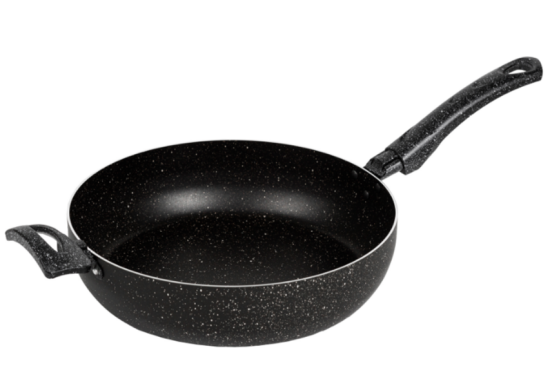 Сотейник 260 мм, 2 руч., б/кр, а/п. Easy Stone. Алюминий марки А5 6926152