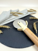Нож для пиццы с дерев ручкой Kitchenware OLS-414-4