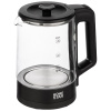 Чайник Homestar HS-1008 (1,8л), стекло, черный 107010