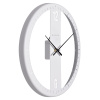 Часы настенные из металла, 32см открытая стрелка, белый "Классика" "Рубин" 3237-001,,