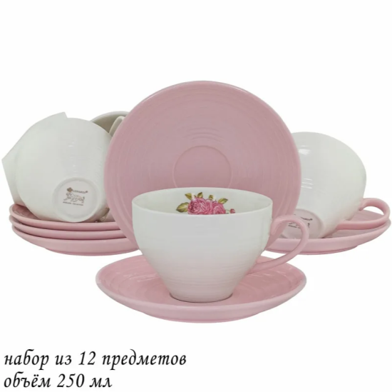 Набор чайный 12пр 250мл 109-102