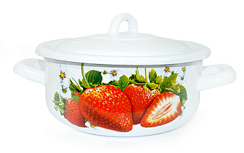 Кастрюля 1,45л "Сочная клубника" С-16072/4Э 