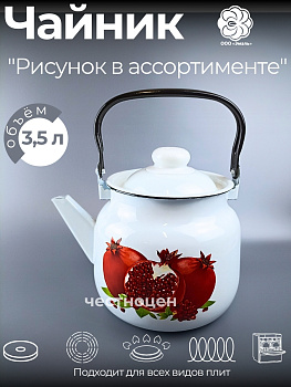Чайник для плиты 3,5л 01-2713/4