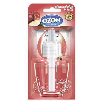 Освежитель воздуха, блок для розетки OZON PLUG IN 19мл Яблоко с корицей