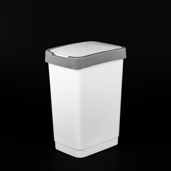 Контейнер д/мусора 25л (белый) М9165