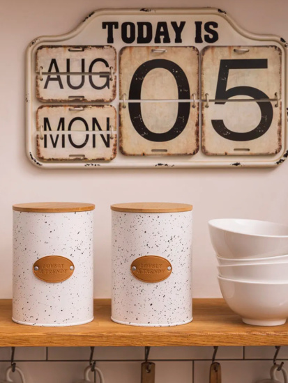 НАБОР AGNESS 2 В 1  ХЛЕБНИЦА 10 Л 34*18*20 СМ, БАНКА ДЛЯ СЫПУЧИХ 1,1 Л 11*14 СМ 3 ШТ 790-350 НАБОР AGNESS 2 В 1  ХЛЕБНИЦА 10 Л 34*18*20 СМ, БАНКА ДЛЯ СЫПУЧИХ 1,1 Л 11*14 СМ 3 ШТ 790-350