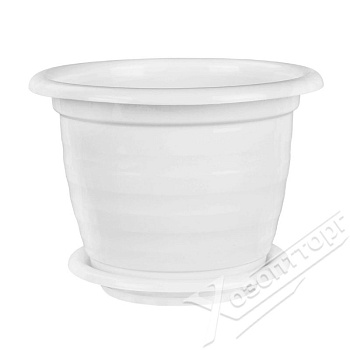 Горшок цв."Виола" 5л. с под. М1343 белый