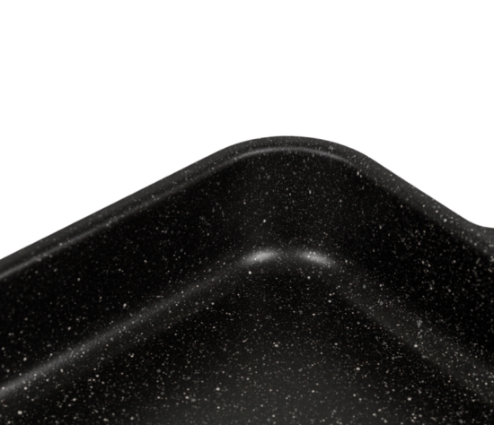 Противень 190х250 мм, 2 цельн. руч., б/кр, а/п. Easy Stone. Алюминий марки А5 6325152