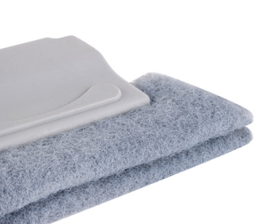 Губка-щетка для труднодоступных мест (оконных рам, углов, щелей) 108107