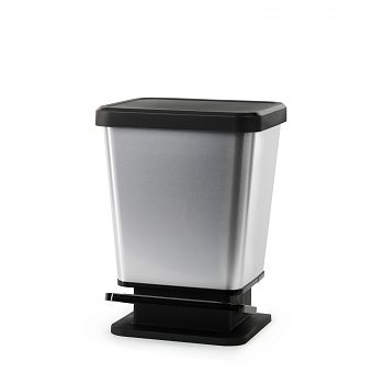 Контейнер д/мусора "Металл" 20л (с педалью) М8556 ,,