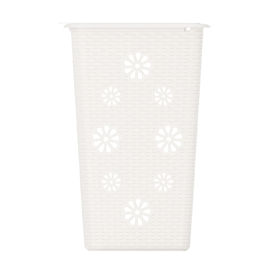 Корзина для белья "Плетенка" 60л. М2254 белый