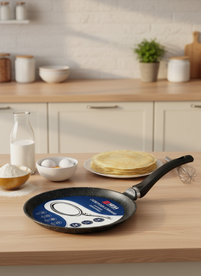 Сковорода блинная 22 н/р «Мраморная» MR6222