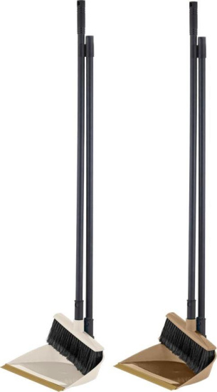 Набор Wood 5в1 щетка для пола с совком, с высокими пластиковыми ручками SC551510000