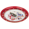 ПОДНОС СЕРВИРОВОЧНЫЙ AGNESS "CHRISTMAS COLLECTION" 33*2,1 СМ (898-026)