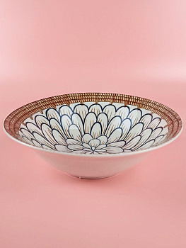 Салатник Lavenir "Нимфея" 320 мл, 15,5 см, 6" сгк6-5017 гладкий край фарфор 104172