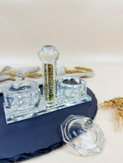 Солонки на подставке в золоте OLS-6797-18 Солонки на подставке в золоте OLS-6797-18