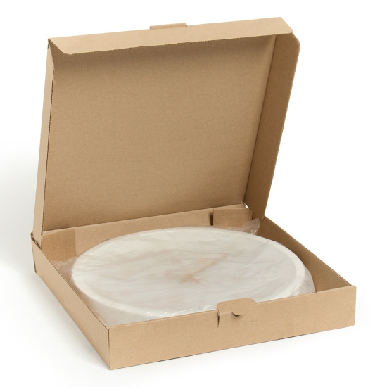 3027-052 (10) Часы настенные круг d=30см, корпус белый "Цветочный паттерн", Рубин