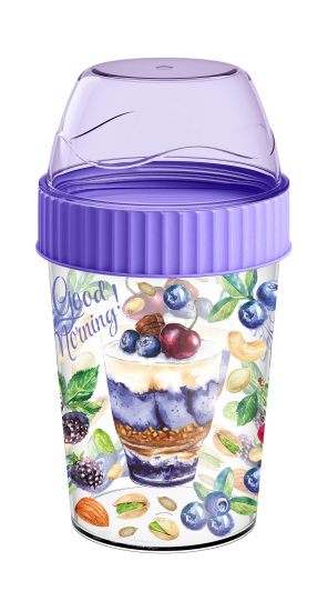 Контейнер для завтрака 440мл с декором (микс) 223106690/00