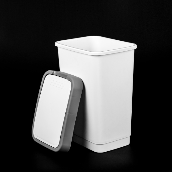 Контейнер д/мусора 25л (белый) М9165