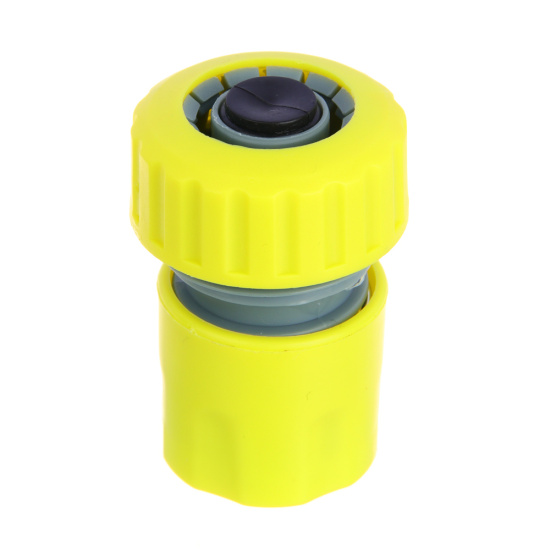 INBLOOM Коннектор быстросъемный для шланга d3/4", аквастоп, пластик 160-031