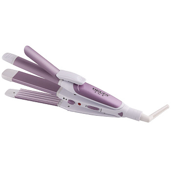 Щипцы для волос DL-0632  3в1 белый с сирен.,,