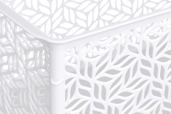 Корзинка универсальная "Линден" 6,7л, 290х190х150мм (белый) 221313429/01