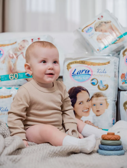 Подгузники LARA BABY 50шт 7-18кг MAXI 4