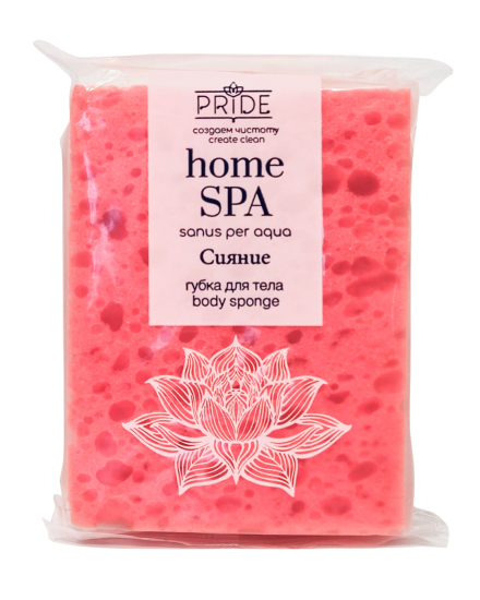 Губка банная "Сияние" гб005 (уп.40шт)