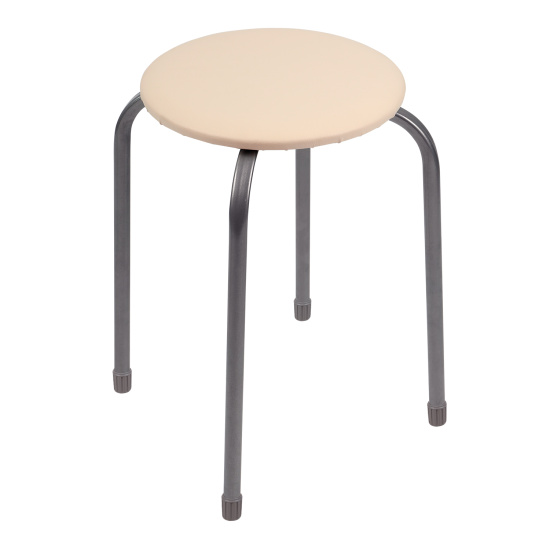 Табурет "Эконом" (ТБ1/СЛ слоновая кость)