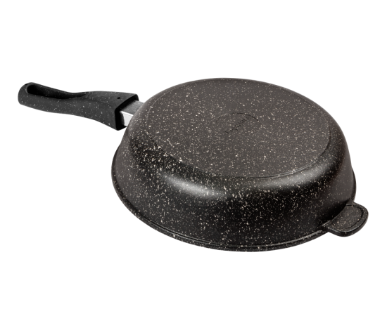 Сковорода гриль 280/70мм со съемной ручкой без крышки сг2812аг