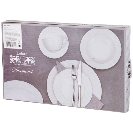 БЛЮДО ДЛЯ ШАШЛЫКА LEFARD "ДИАМАНД" 31*19,5*3 СМ (КОР=12ШТ.) (359-334)