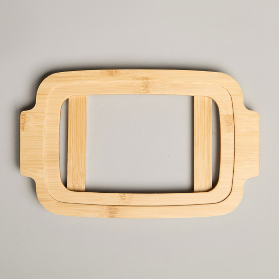 БЛЮДО ДЛЯ ВЫПЕКАНИЯ И СЕРВИРОВКИ LEFARD "MUSE" СО СТЕКЛ.КРЫШКОЙ НА ДЕР.ПОДСТАВКЕ 27,5*17*9 (587-242)