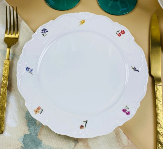 Набор из 6 тарелок 21х2см КРОКУС в под.уп. 109-203