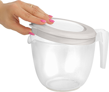 Емкость для миксера мерная HELSINKI с крышкой 1,9 л пепельный жемчуг PT111010024