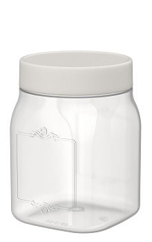 Емкость для сыпучих продуктов "Lentils" 0,75л (светло-бежевый) 223136425/02