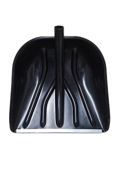 Снеговая лопата КУПЕЦ-2 пластмассовая с оц.планкой 410х460мм, ø-32 11423