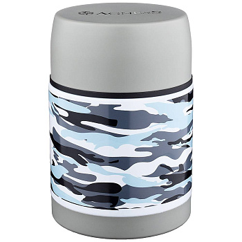 ТЕРМОС AGNESS  С ШИРОКИМ ГОРЛОМ 500 МЛ.КОЛБА НЕРЖ.СТАЛЬ (КОР=12ШТ.) (910-096)