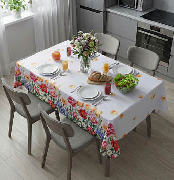 Клеенка Полли 140 см, Цветочная грация 16188