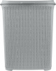 Корзина для белья Plast Team Melange 65л 463х406х507 мм серый шторм PT408011025 ,,