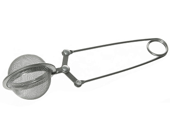 Сито-щипцы металлические для чая на блистере RA-378/ID1566