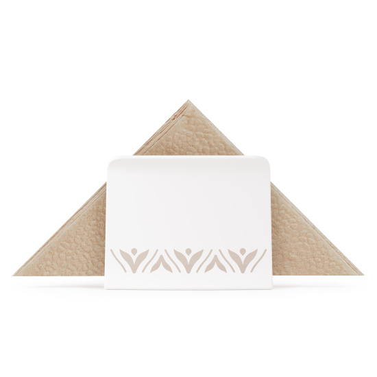 Салфетница "Эстетика" (бело-бежевый) М8740