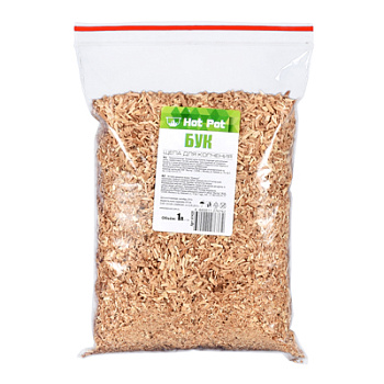 Щепа для копчения "Бук" 1л.  Hot Pot 61420/61666 Щепа для копчения "Бук" 1л.  Hot Pot 61420/61666