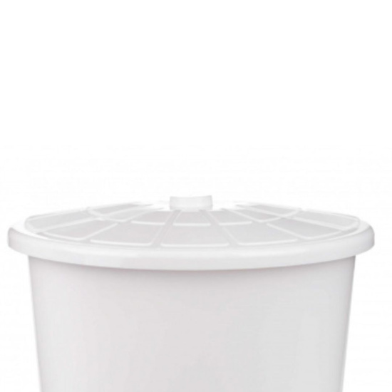 Бак универсальный с крышкой 100л белый М6925